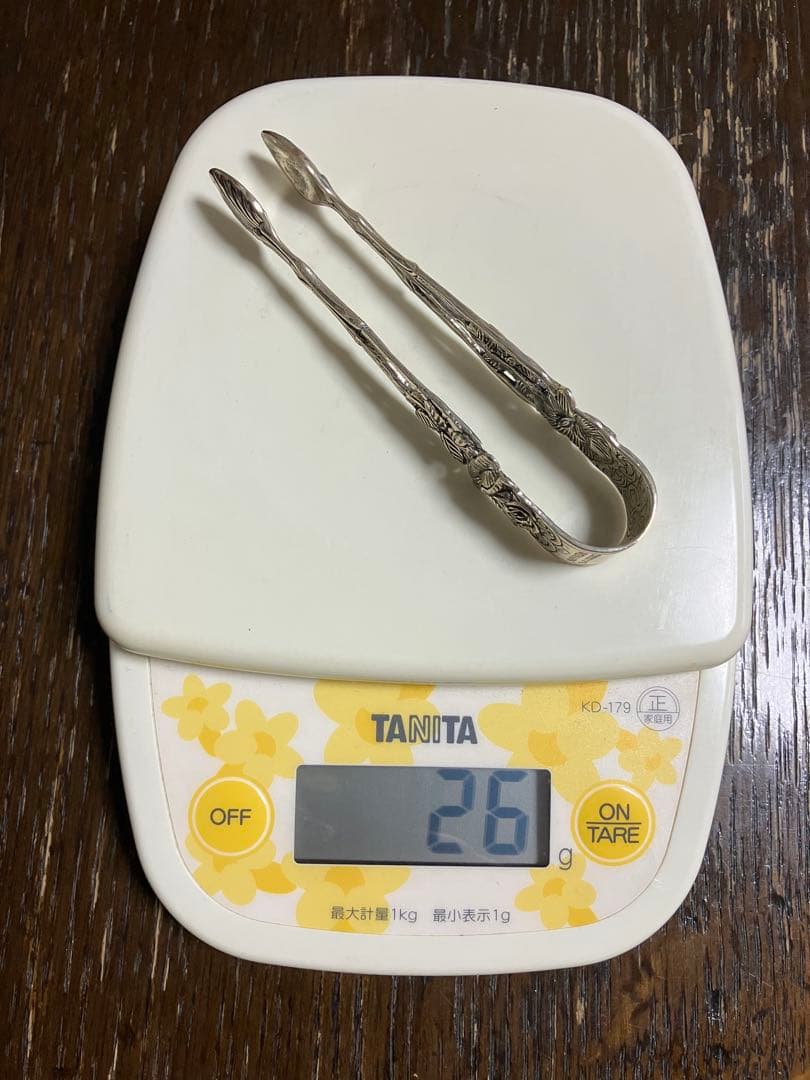 クリストフウィドマン ドイツ製　シルバー　925 バラのモチーフ　シュガートング