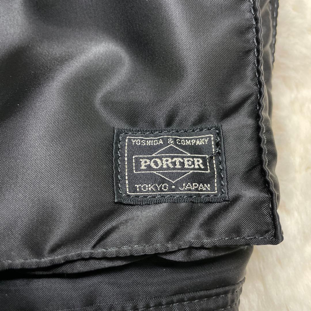 極美品　PORTER ポーター タンカー リュック 黒 ブラック ナイロン