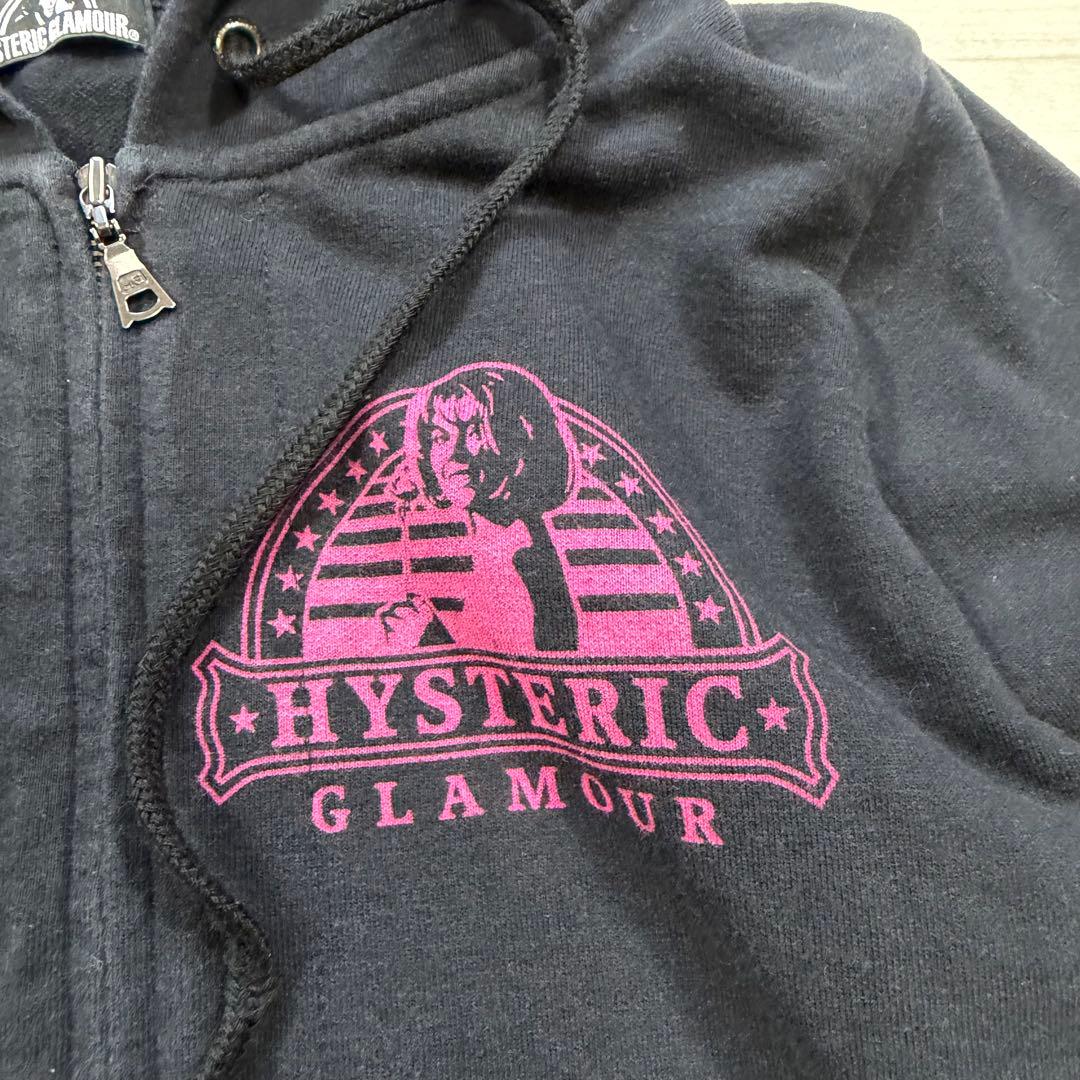希少 HYSTERIC GLAMOUR ジップアップパーカー ヒスガール