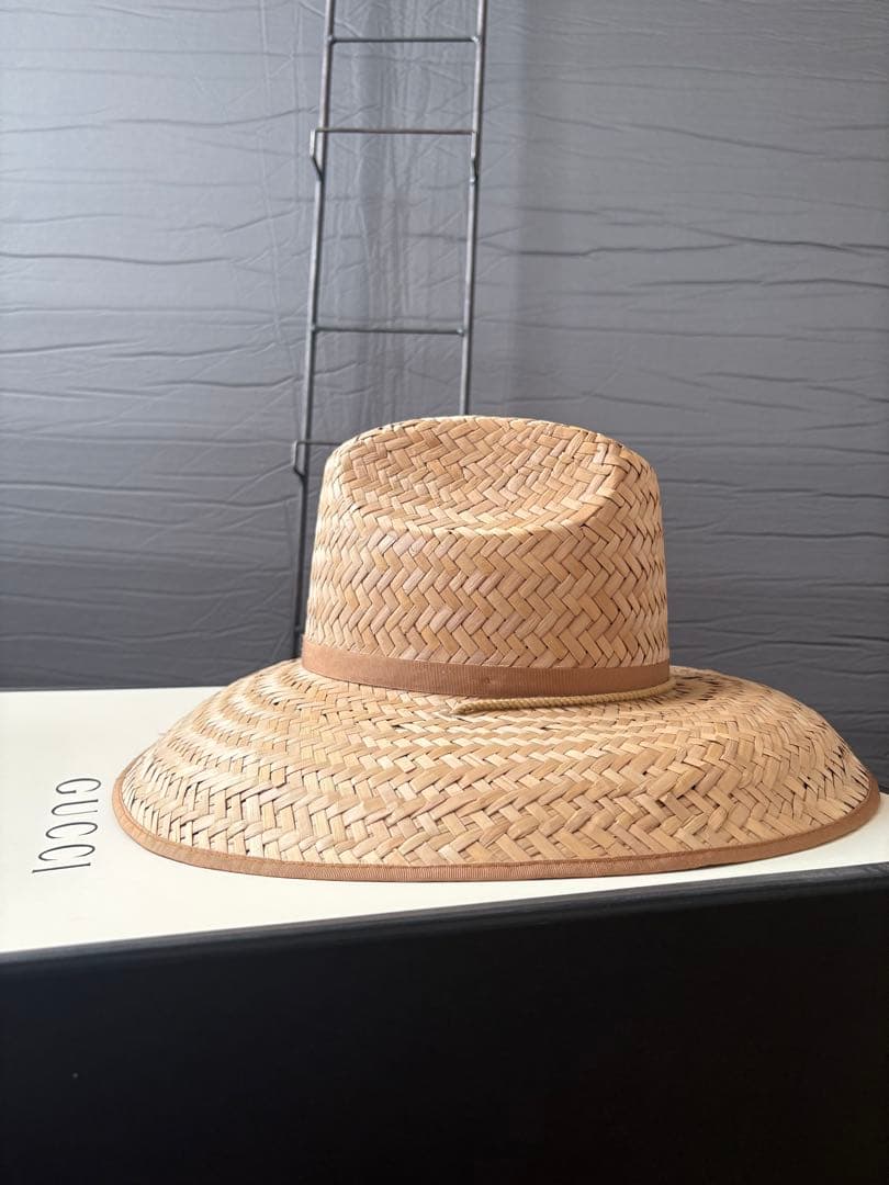 GUCCIラフィアハット新古品サイズMロンハーマン阪急