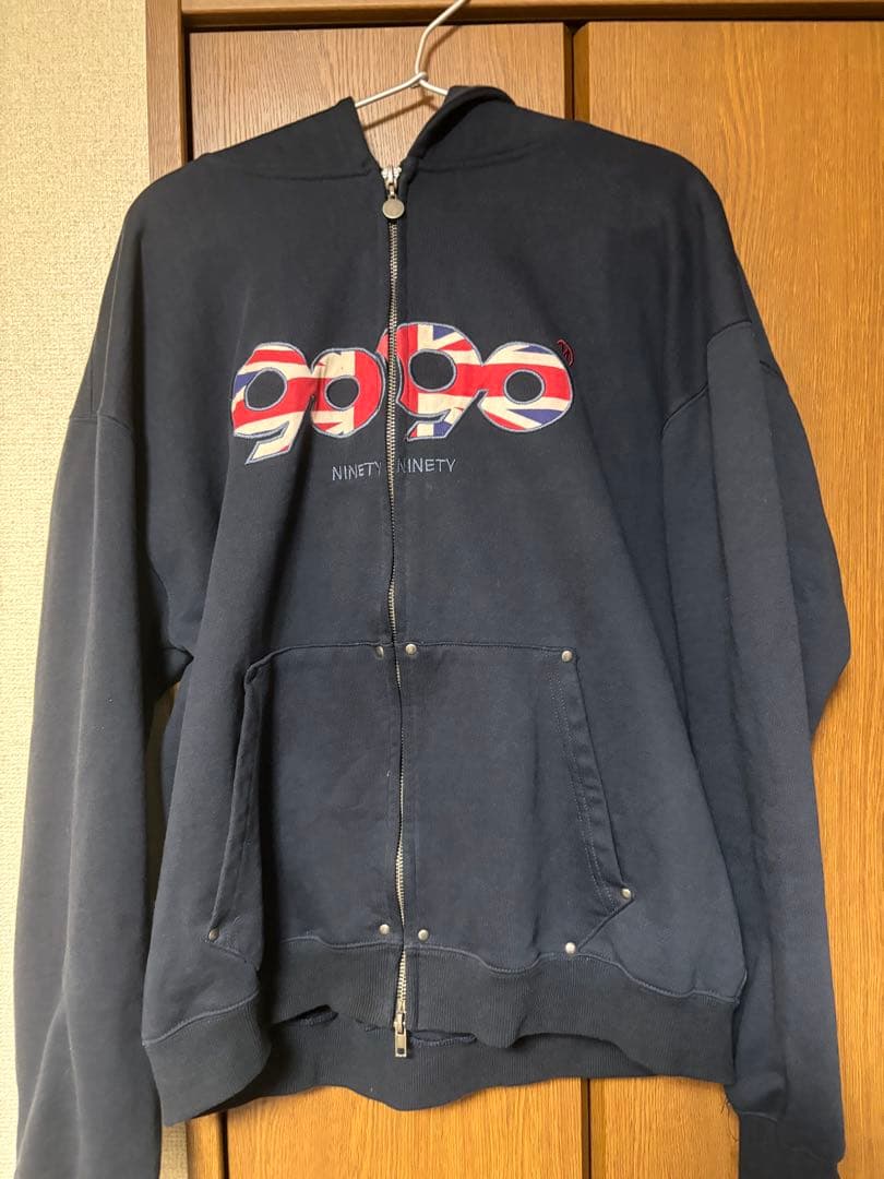 9090 ナインティナインティ ネイビー　セットアップ L
