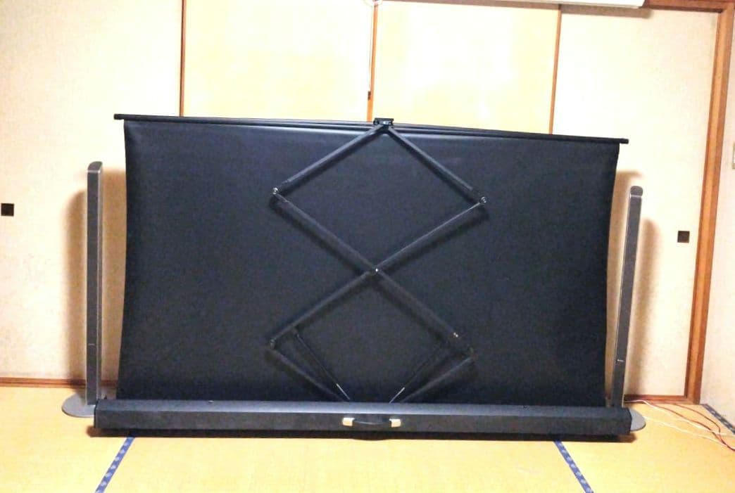 自立式 大型プロジェクタースクリーン 着払い、または、宮城県で手渡し可