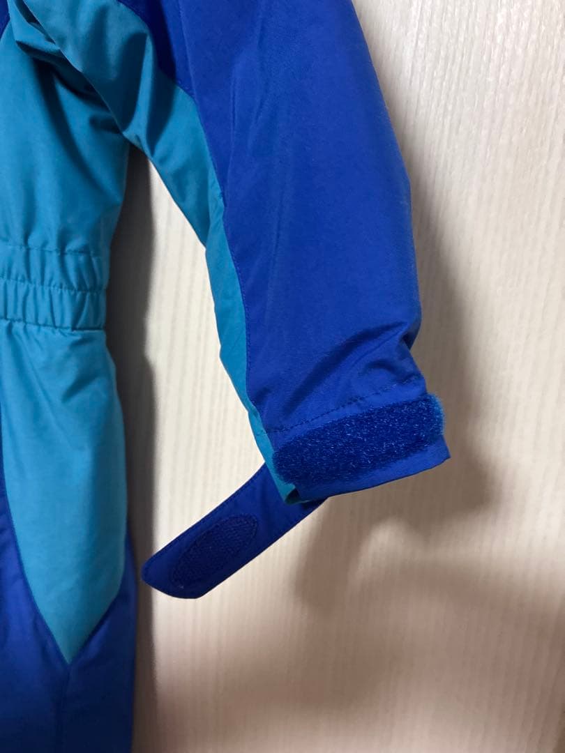 【極美品】モンベル　キッズ　子供　パウダーカバーオール　110センチ　つなぎ