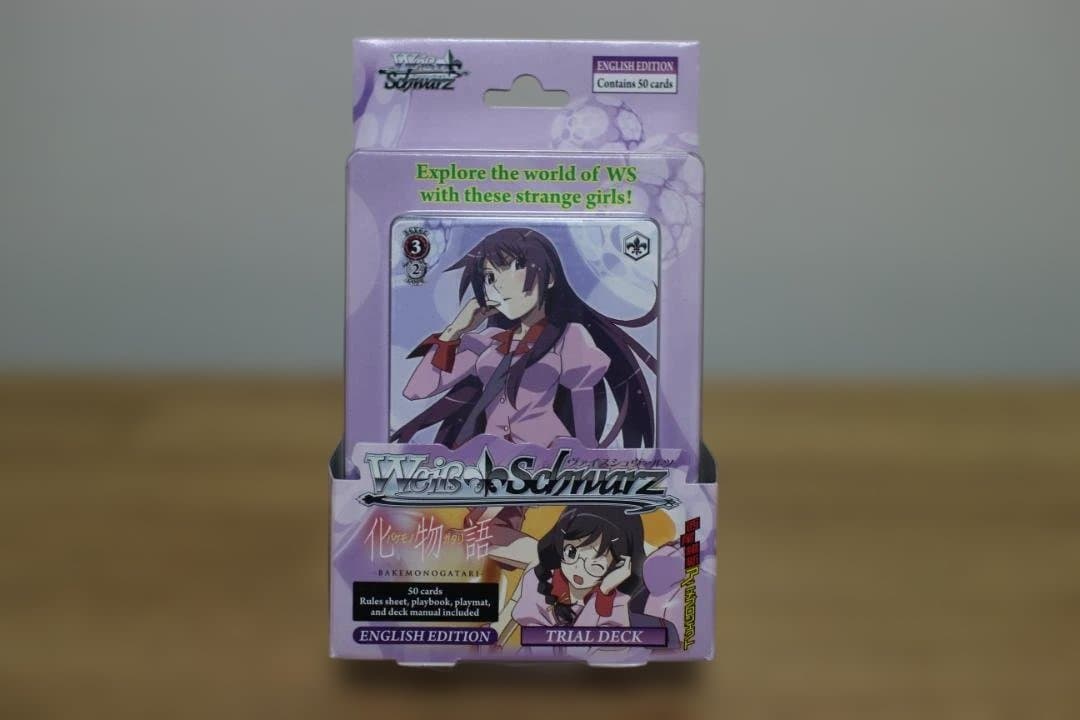 【希少】ヴァイスシュヴァルツ 化物語トライアルデッキ 英語版