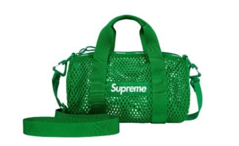 バッグ Supreme mesh mini duffle bag green