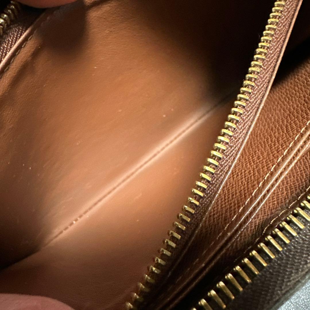 【訳あり】正規品 ルイヴィトン モノグラム 長財布 M60017 ファスナー不良