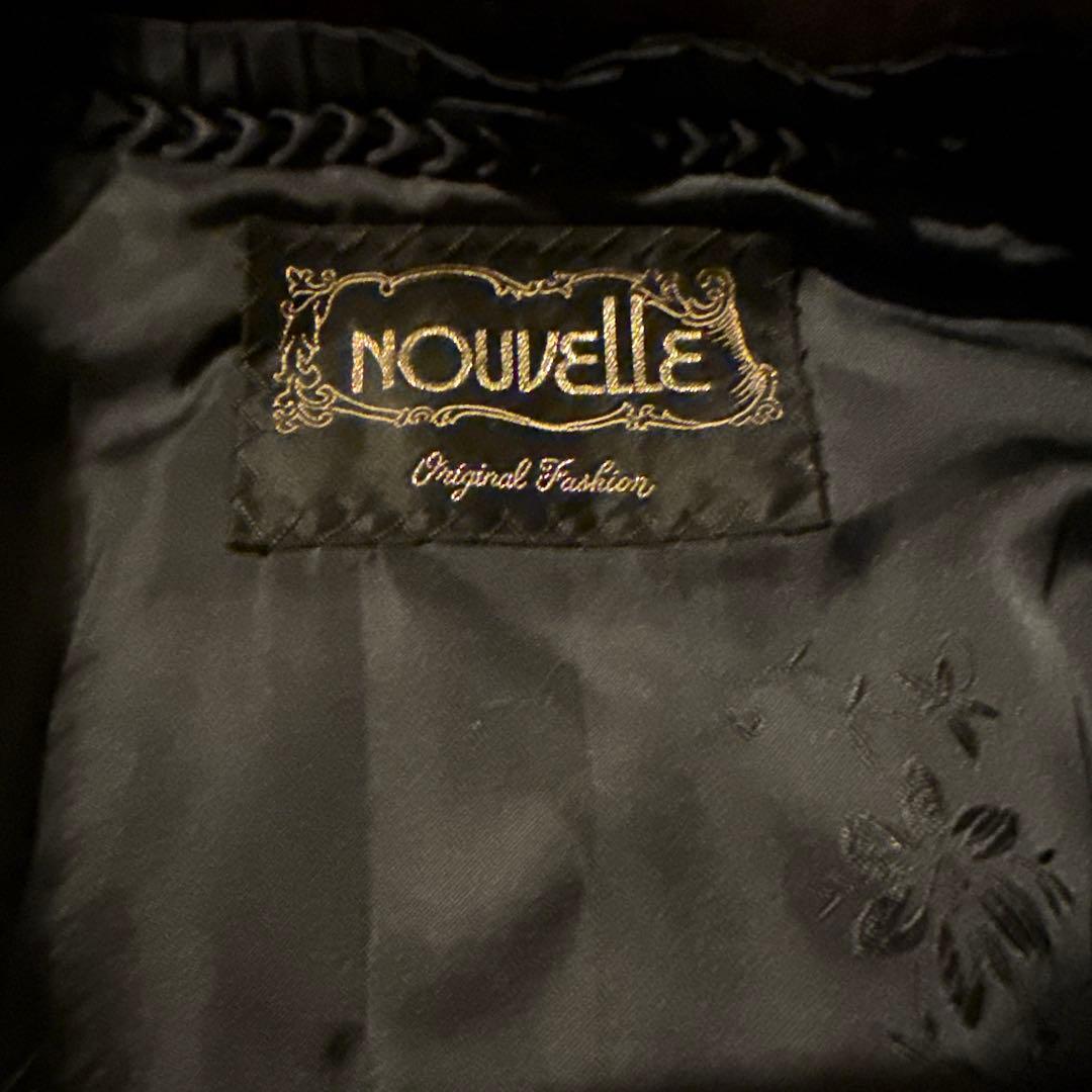 値下げ❗️ミンク　NOUVELLE ダークブラウン ファーコート