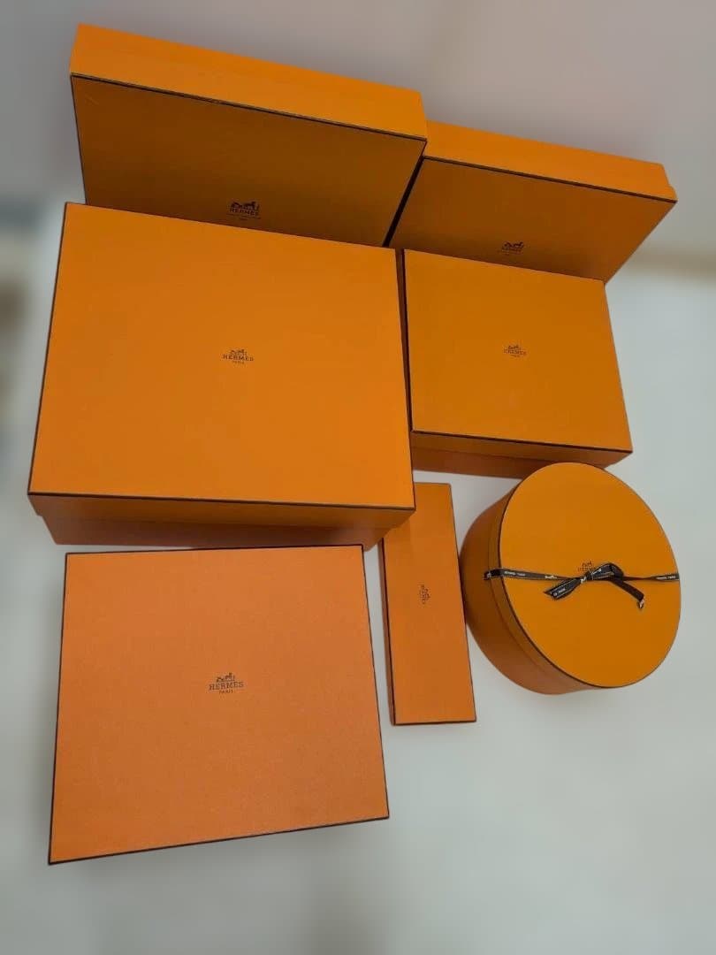 エルメス 空箱 オレンジ ボックス 7箱セット