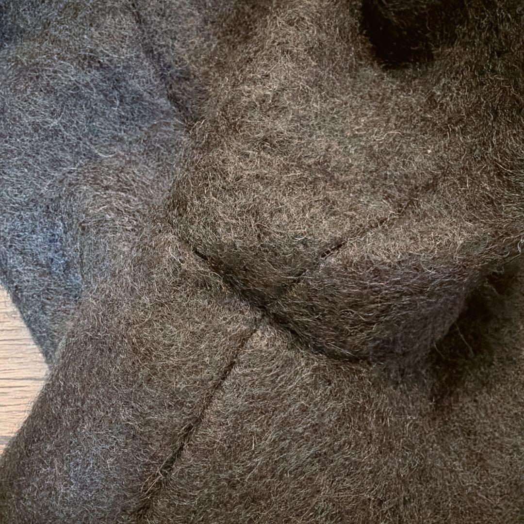 オーガ OHGA SHAGGY シャギー コーディガン ブラック