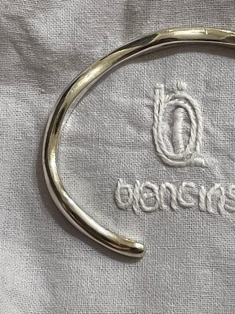 blanc iris ETOILE BRACELET シルバー　バングル