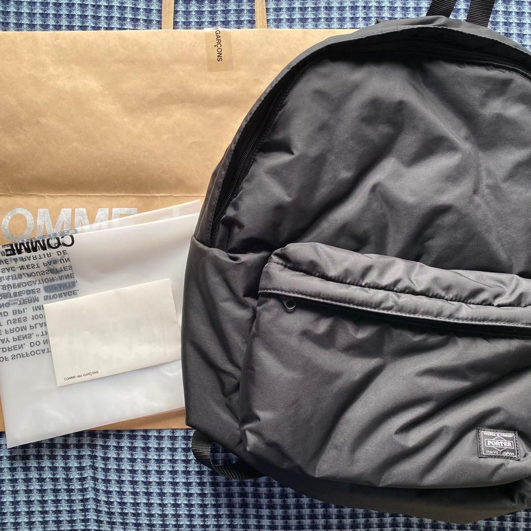 ア*ツ様 ブラックコムデギャルソン×PORTER バックパック 廃盤モデル 大サ