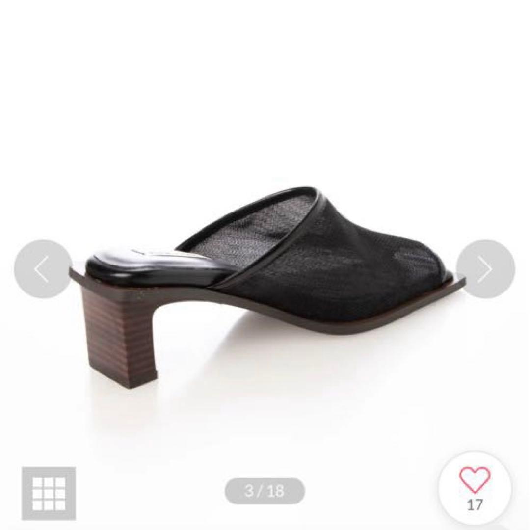 EVOL×Yukko コラボチュールサンダル AY30508 ブラック Sサイズ