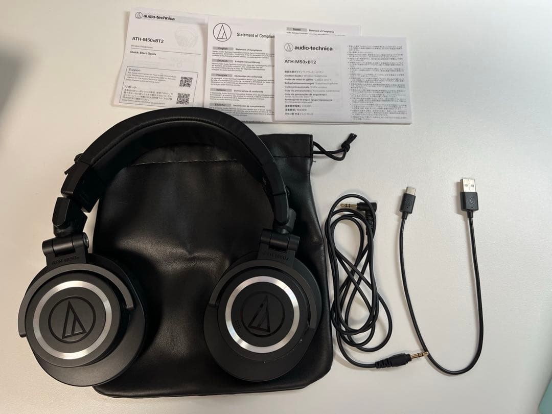 ATH-M50xbt2ワイヤレスヘッドホン