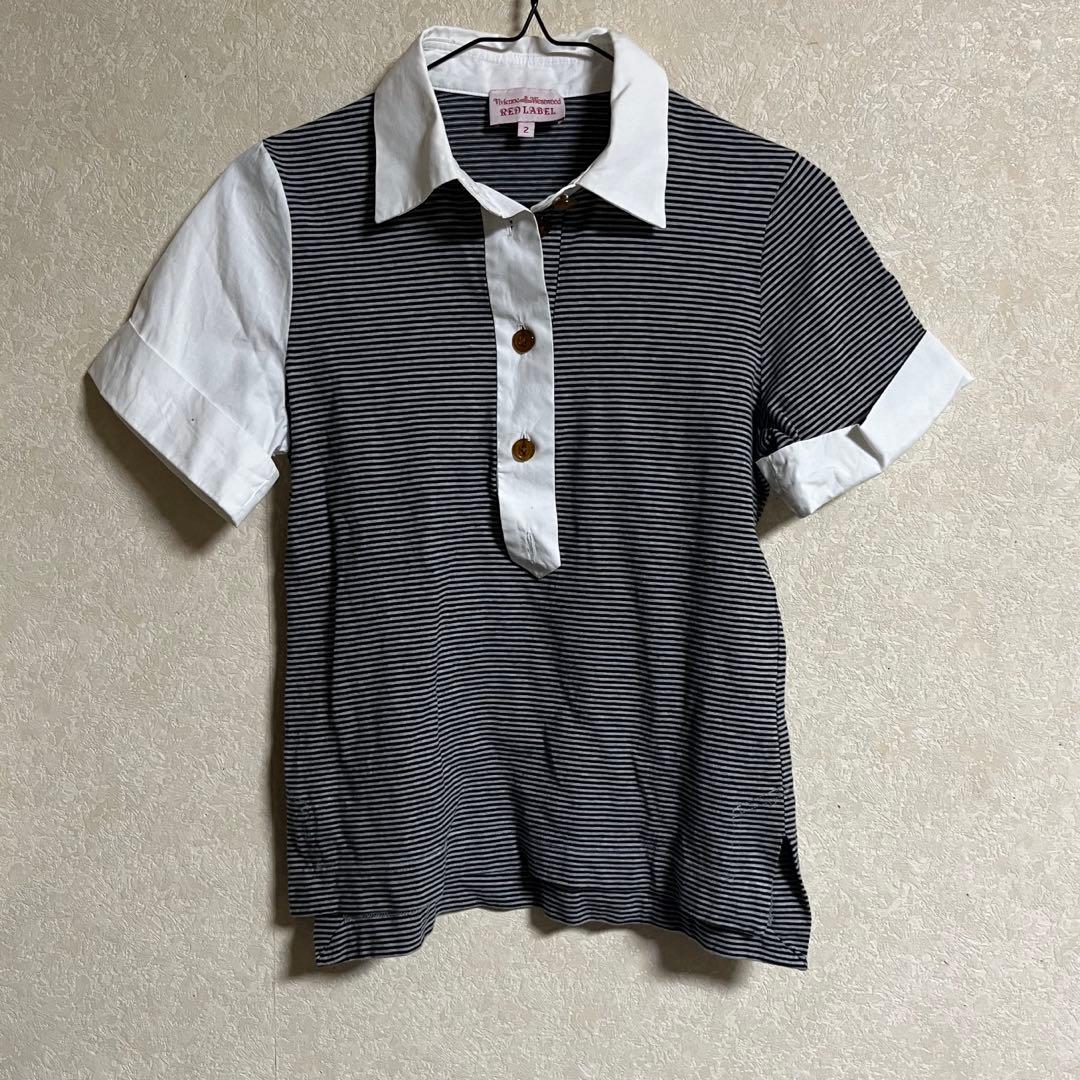 ヴィヴィアン　ボーダー　シャツ　ポロシャツ