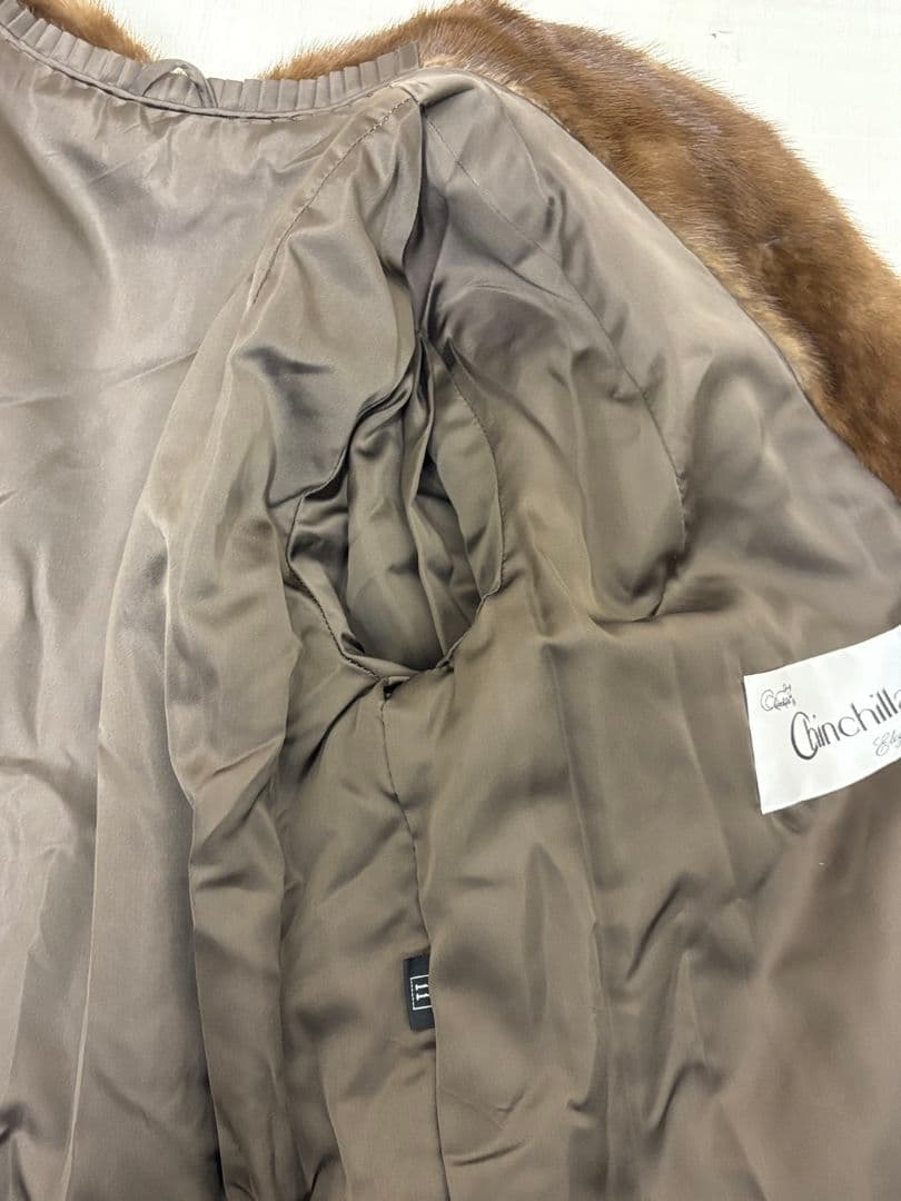 Chinchilla Elegant Deluxe ミンク 毛皮 601255