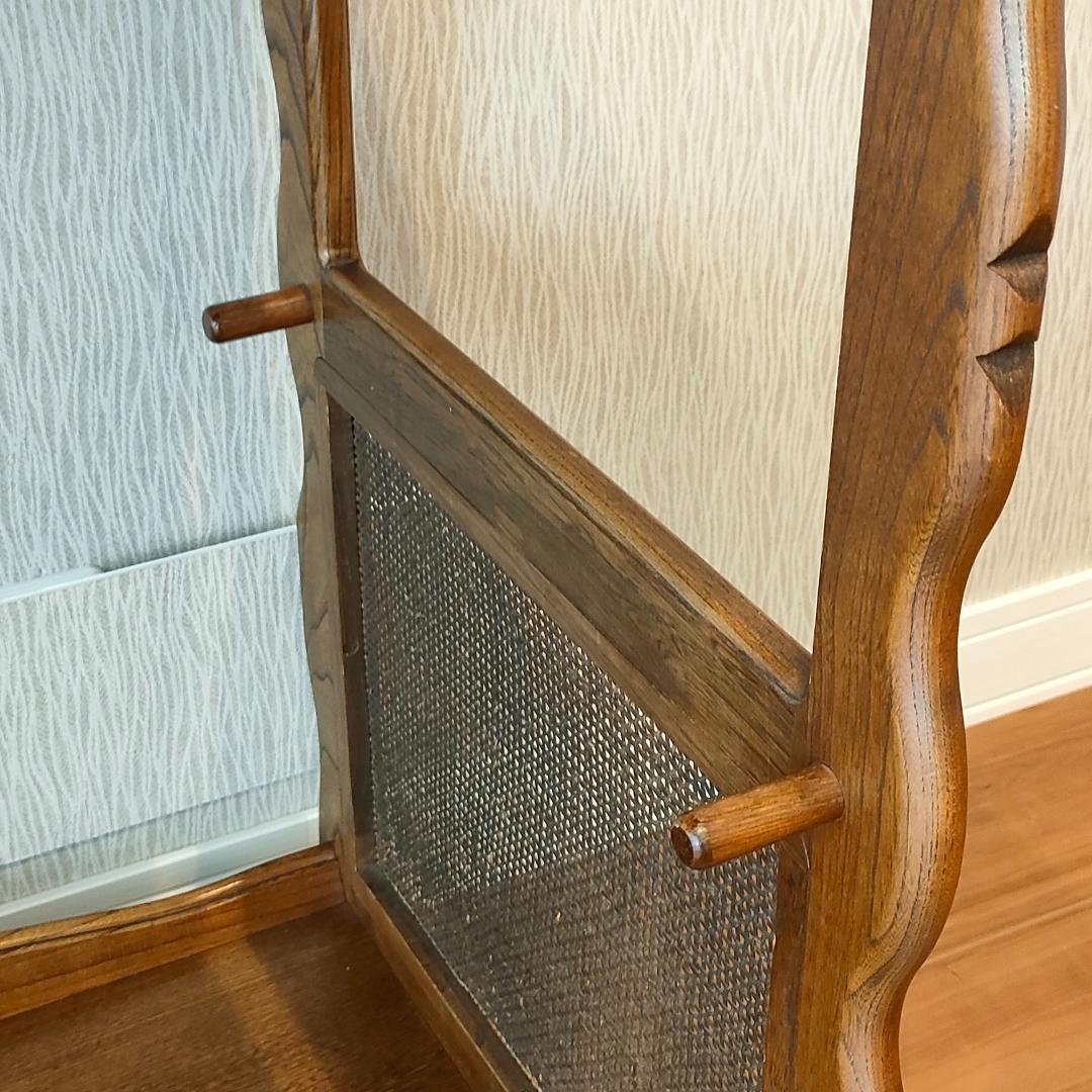 カリモク　キッチンワゴン　木製ワゴン　サイドテーブル　キャスター付き