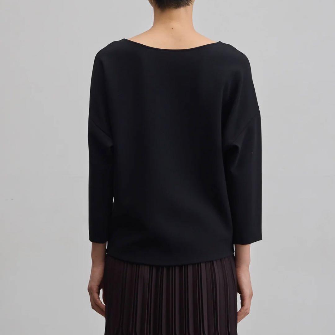 新品 現行モデル SOEJU ソージュ コクーンブラウス8分袖 ブラック L