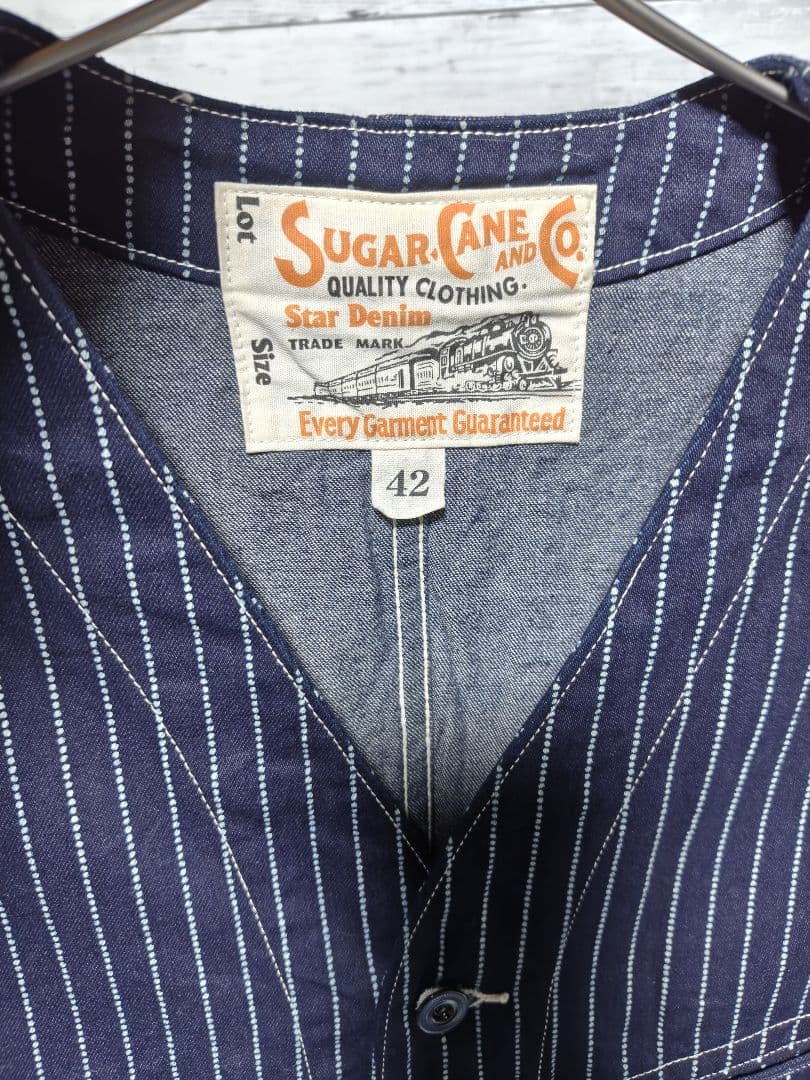 シュガーケーン　ウォバッシュ　ベスト　サイズ42