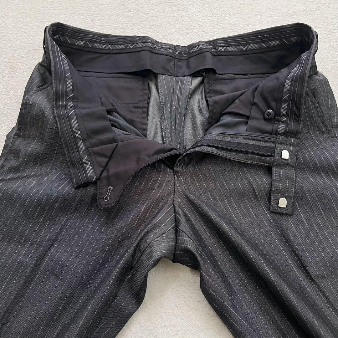 バーバリー　ブラックレーベル 3ピース　セットアップ　スーツ　総裏 グレー