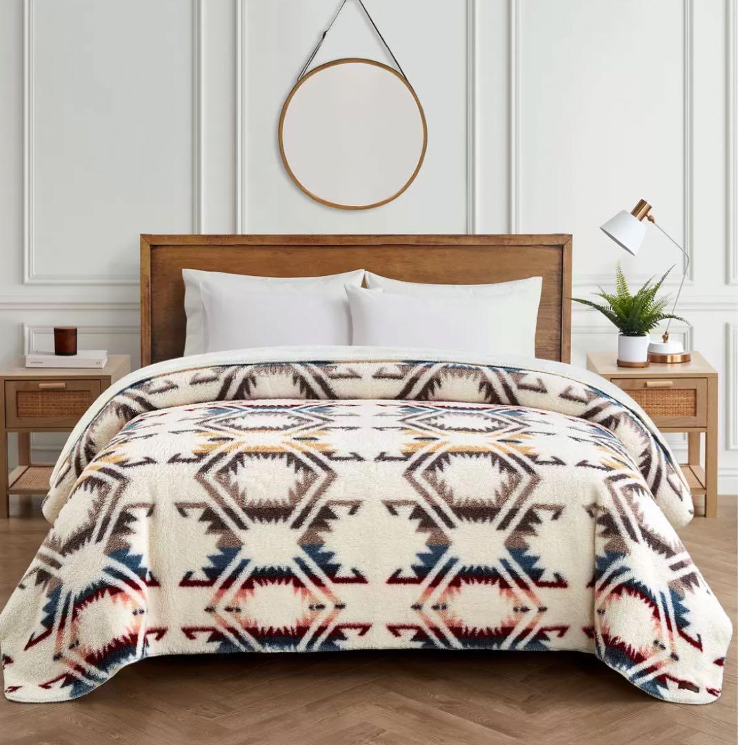 【ペンドルトン】ホワイトサンド キングサイズブランケット 新品未使用品