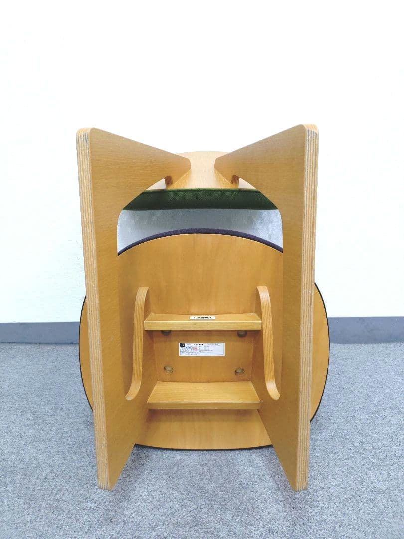 美品 天童木工 低座イス 長大作デザイン S-5016NA-ST型