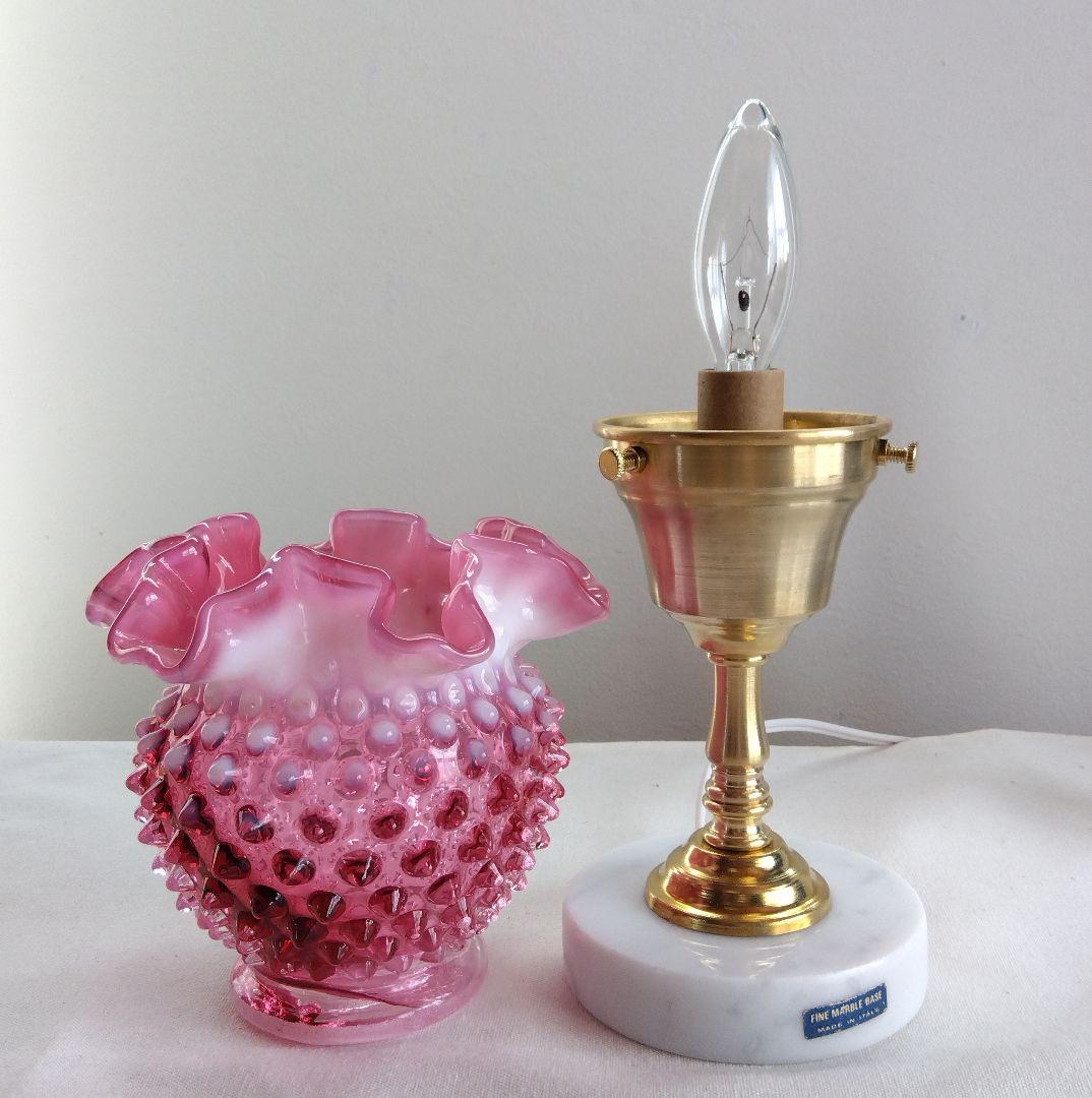 ☆美☆フェントン クランベリーシェード テーブルランプ レア