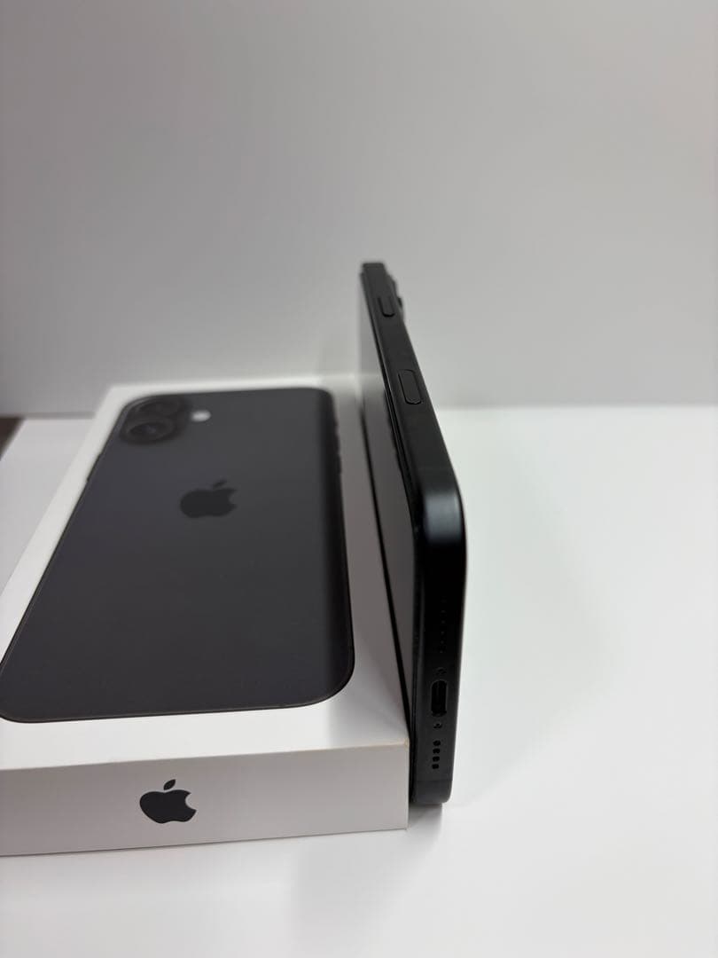 ✨ 美品 iPhone16 Plus 128GB ブラック フィルム貼付 ✨