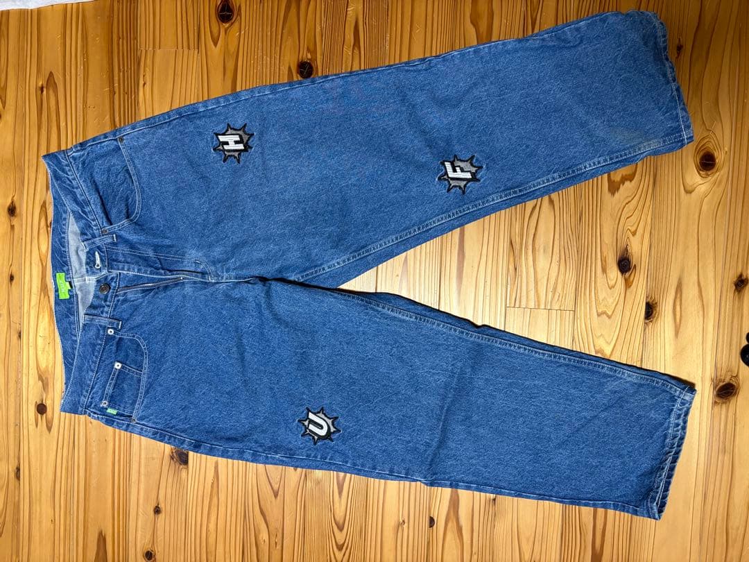 HUF デニムセットアップ　ジャケット・パンツセット