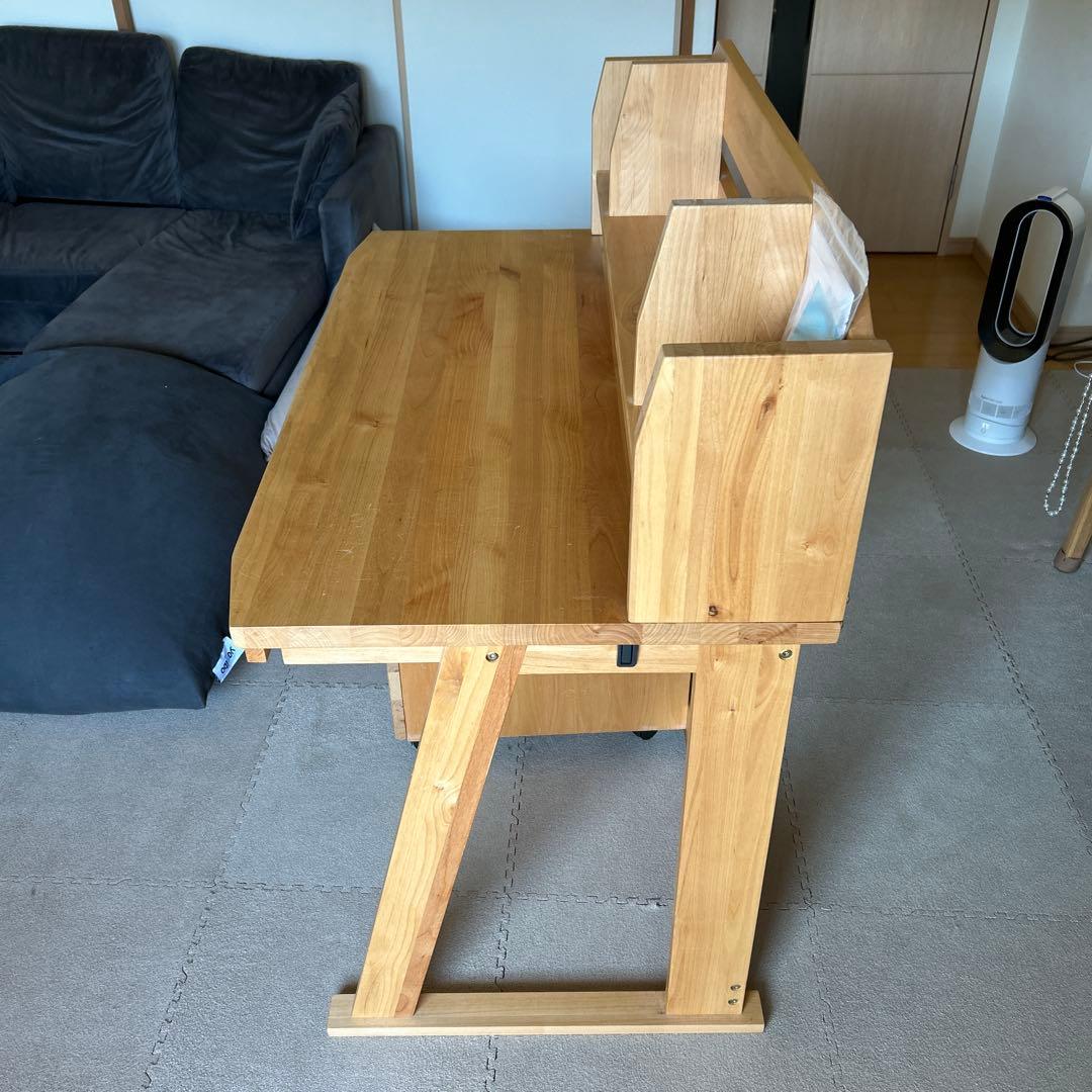 アクタス　リーヴェ　木製デスク　ワゴン別売