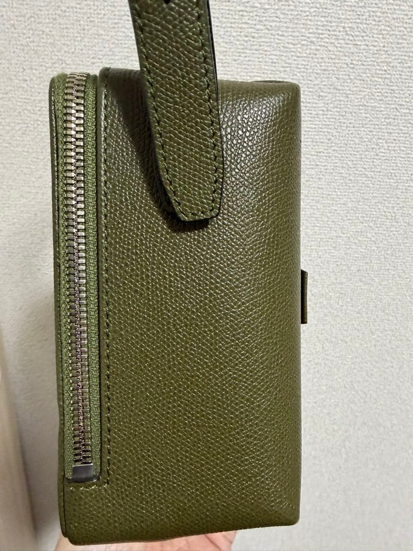 Valextra オリーブグリーン トリックトラック