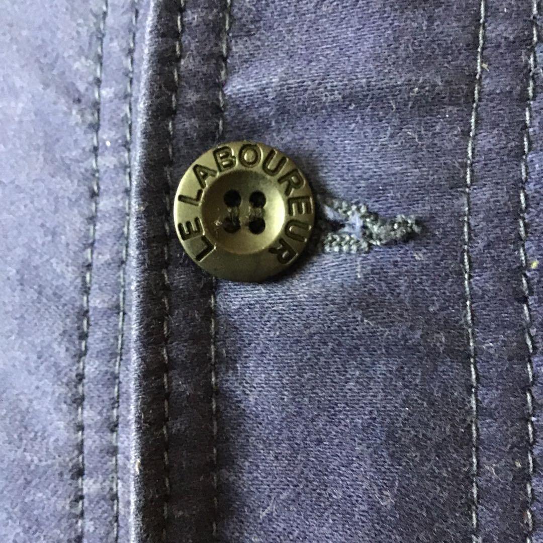 ユーロヴィンテージ　ラブルール　モールスキンジャケット　フランス製　ナス紺