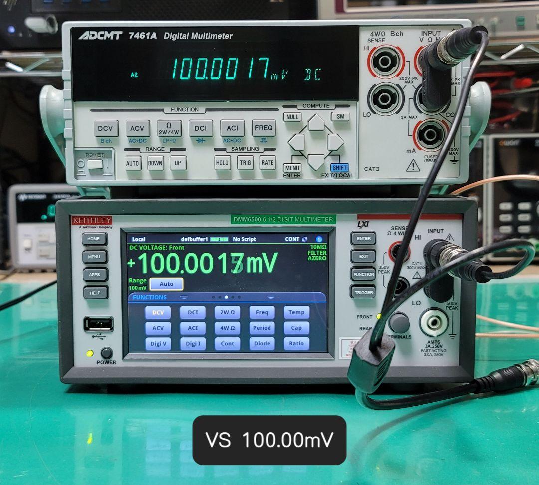 ADCMT 7461A 6.5桁 DIGITAL MULTIMETER 動作良好