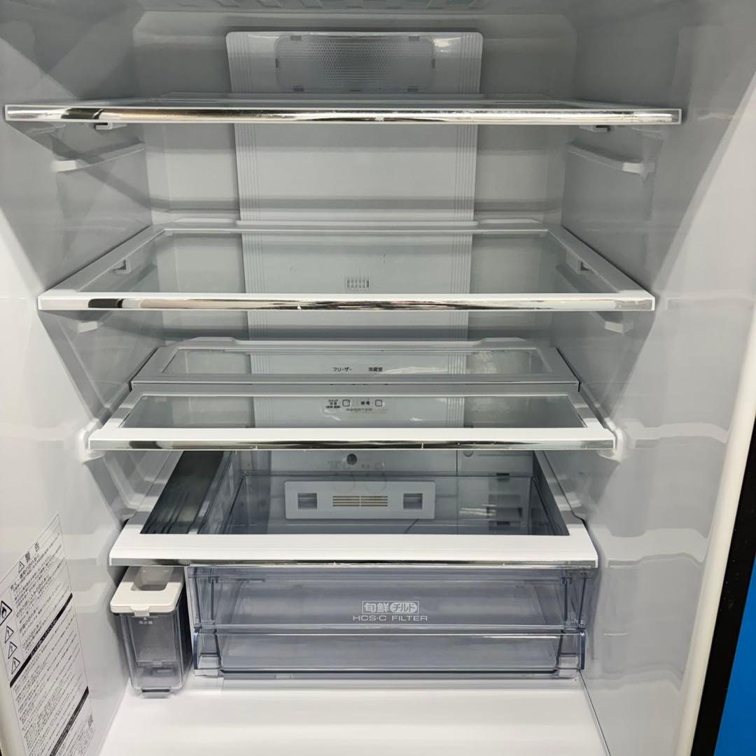 521 AQUA 大型冷蔵庫 300L強 小型　家庭用 左開き 自動製氷 マット