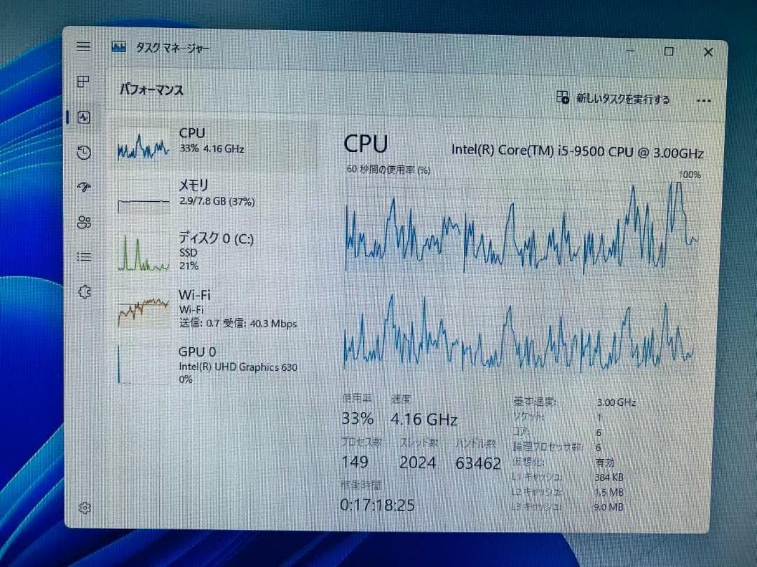 A3 保証付き DELL 第9世代i5 /SSD256GB /windows11