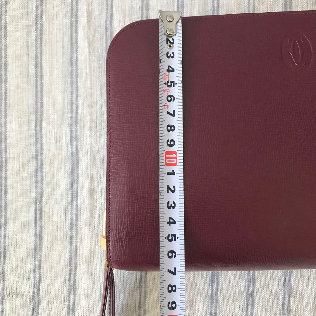 【綺麗です☆】カルティエ　マストライン　イタリア製　クラッチバッグ　ユニセックス