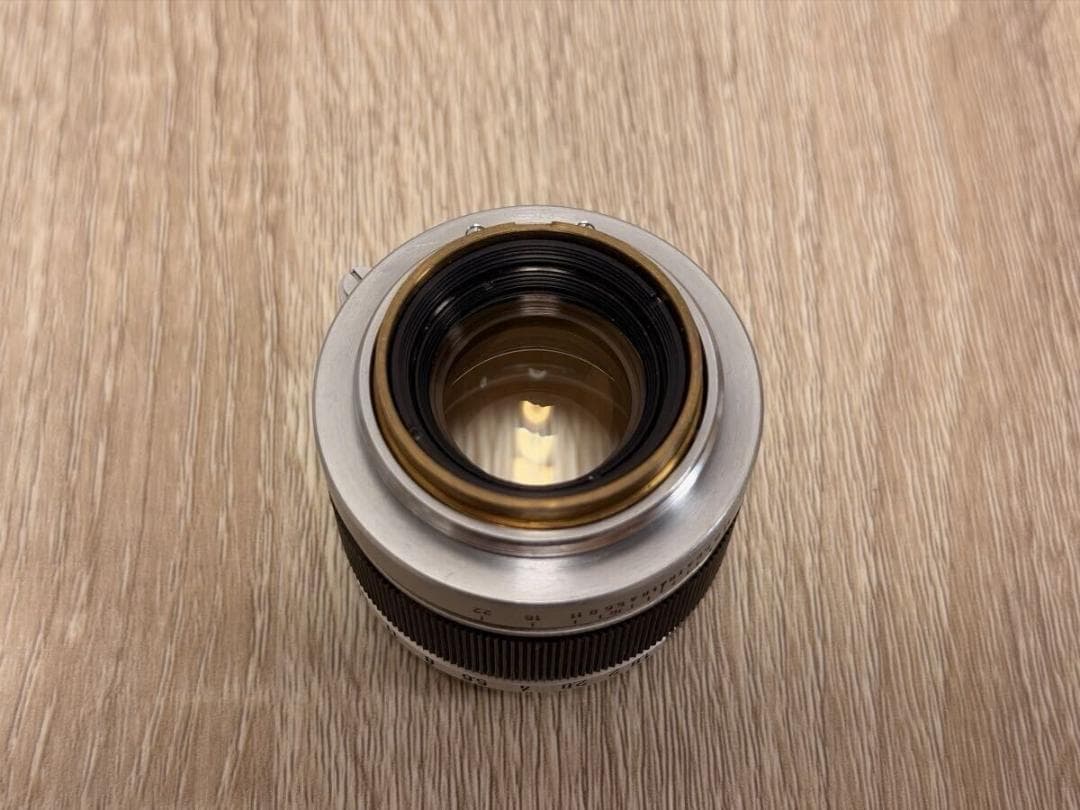 クリア Canon 50mm f1.8 L39 後期型 くもりなし フィルター付