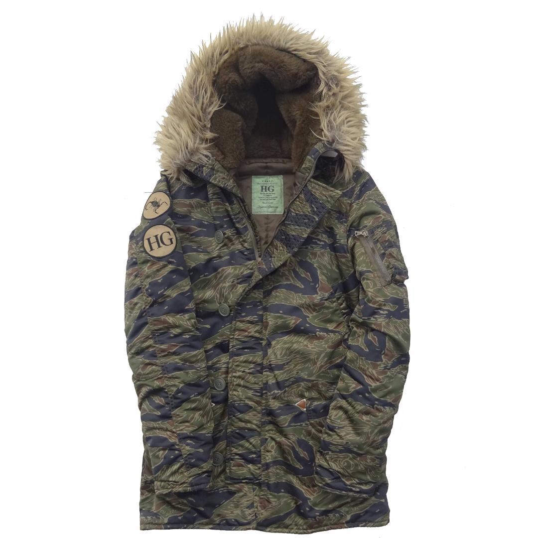 雉*）様 ヒステリックグラマー タイガーカモ N-3B フライトジャケット プリ