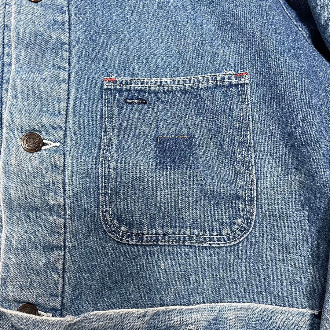 70s 80s ビンテージ ブランケット カバーオール 襤褸 ボロ