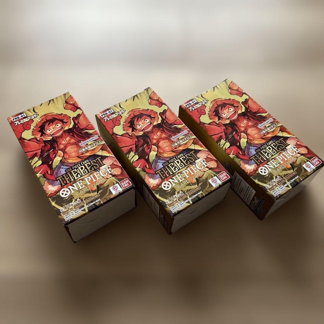 ONE PIECEカードゲームプレミアムブースター THE BEST 3箱