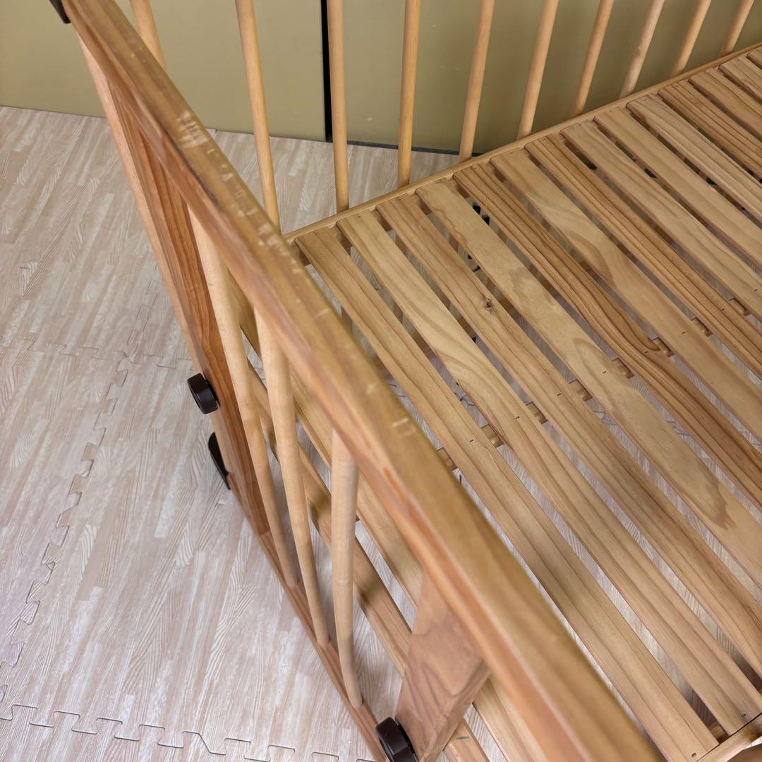 ☆除菌清掃済☆　ファルスカ　ベッドサイドベッド　ナチュラル