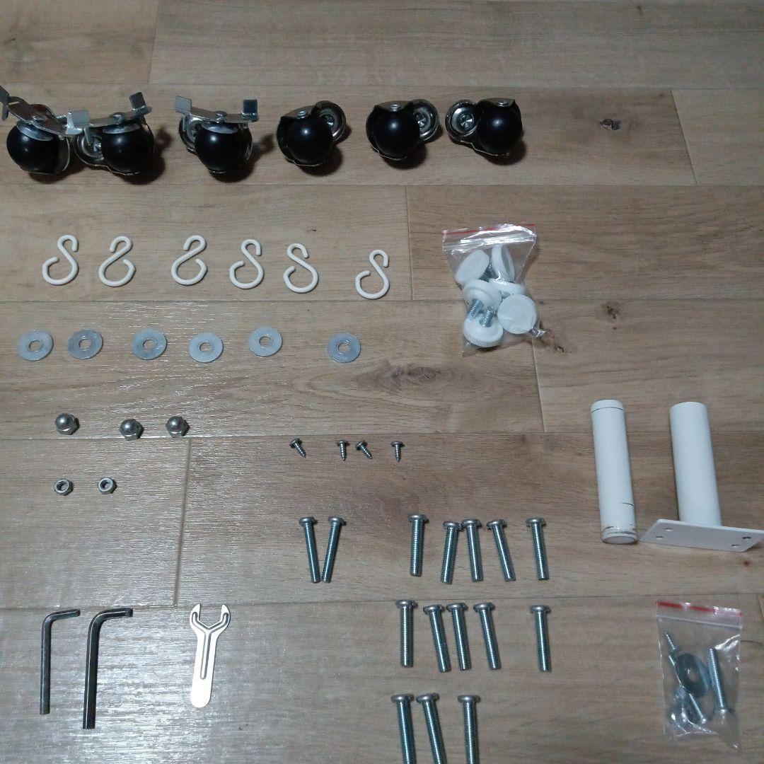 頑丈回転ハンガーラック カバー付き 円形 2段