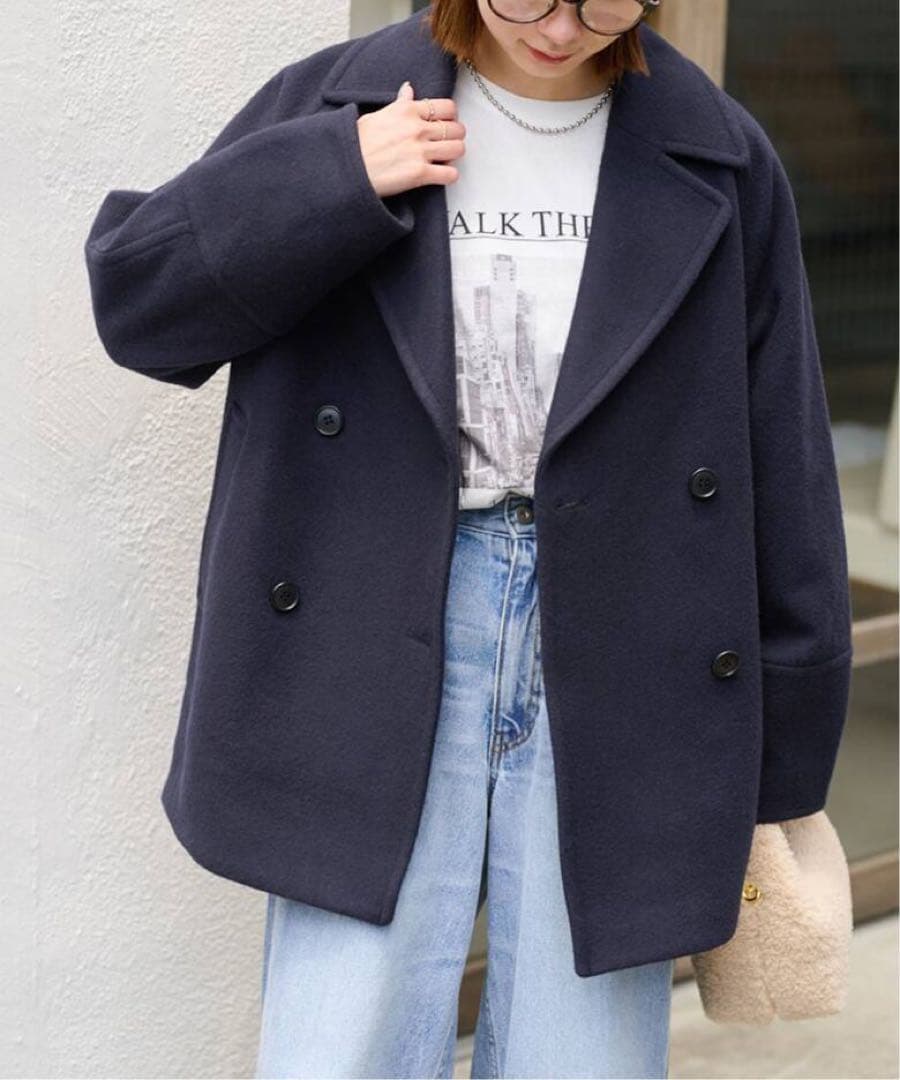 ジャーナルスタンダードレリューム 尾州ウールスーパー100モッサPコート