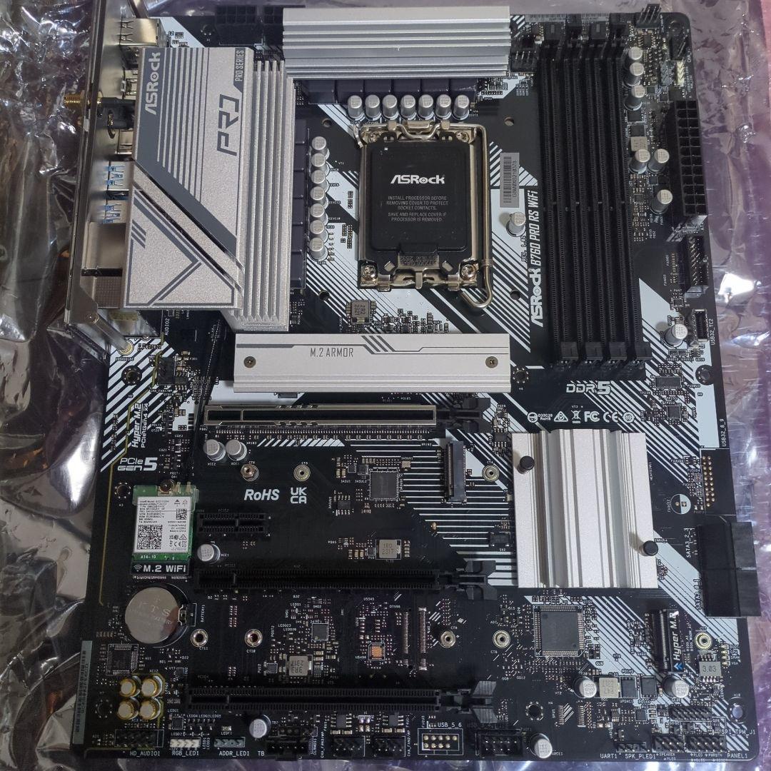 ASRock B760pro rs wifi ドスパラ限定 中古マザーボード本体