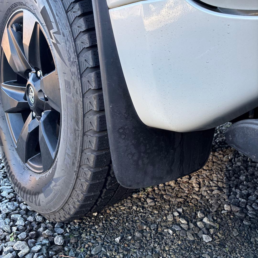 150プラド　純正ショート前後加工マッドガード