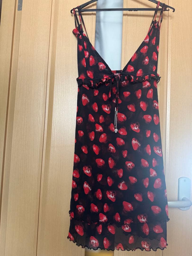 ヒステリックグラマースカルベリースカルドクロキャミワンピース