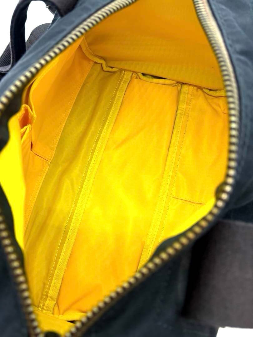 美品　ポーター　ラブアンドピース　2way ボストンバッグ　ロゴ　ブラック