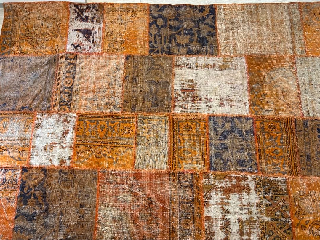 H.P. DECO トルコキリム　パッチワークラグ 約205x300cm