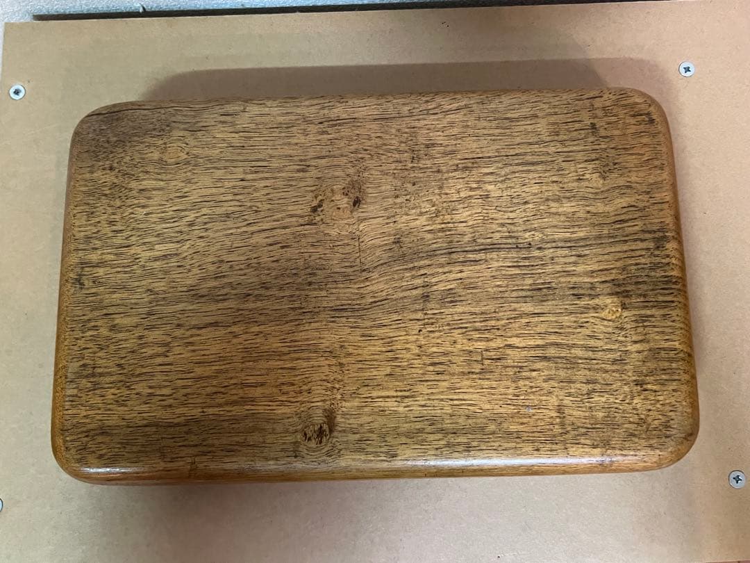 【希少・美品】黒柿 硯箱 書道具 平成元年購入品 木目美麗 共箱なし