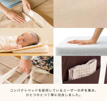 【未使用】färska ファルスカ コンパクトベッドフィットセット 持ち運び可能