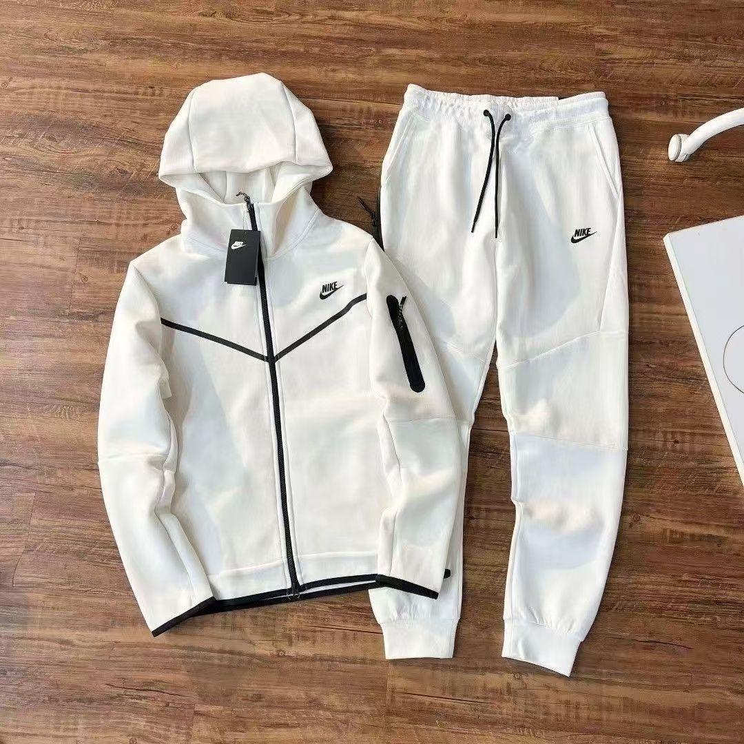NIKE テックフリース フーディ 白 L